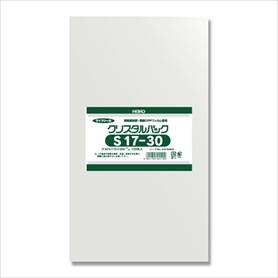 【100枚】HEIKO クリスタルパック 17×30cm OPP袋 透明 S17-30