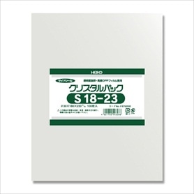 【100枚】HEIKO クリスタルパック 18×23cm OPP袋 透明 S18-23