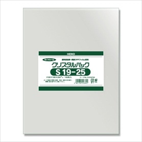【100枚】HEIKO クリスタルパック 19×25cm OPP袋 透明 S19-25