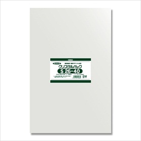 【100枚】HEIKO クリスタルパック 26×40cm OPP袋 透明 S26-40