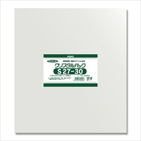 【100枚】HEIKO クリスタルパック 27×30cm OPP袋 透明 S27-30