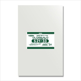 【100枚】HEIKO クリスタルパック 21×33cm OPP袋 透明 S21-33