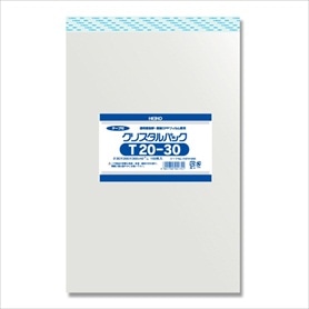 【100枚】HEIKO クリスタルパック テープ付き 20×30cm OPP袋 透明 T20-30