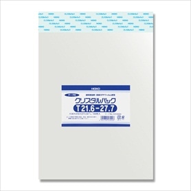 【100枚】HEIKO クリスタルパック テープ付き 21.6×27.7cm OPP袋 透明 T21.6-27.7