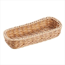 抗菌樹脂 カトラリーバスケット ナチュラル DS109