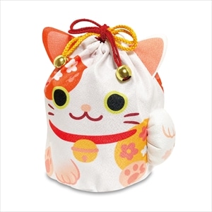 招き猫巾着