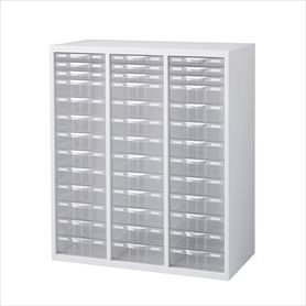 生興 プラスチックキャビネット 3列浅型3段/3列深型10段 高さ105cm 下置用 RW-45-N10C39