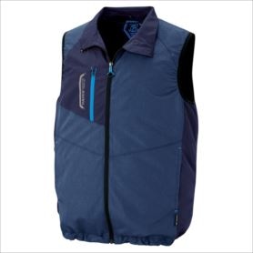 ベスト(空調服TM)(男女兼用)杢ネイビー(アイトス／50197)