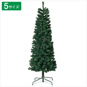 PVCクリスマスツリー ブラック スリム H120cm【通販】ストア・エキスプレス