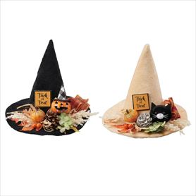 ハロウィンリース（中）(ハロウィンアレンジ): 店舗装飾用品