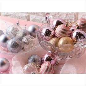 クリスマス　オーナメント　ラメ　グロスボール　8cm 6個 Amazon | クリスマスツリー オーナメント ラメ＆グロスボール