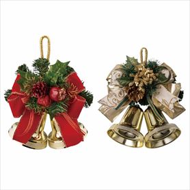 クリスマスベルリース40cm レッド