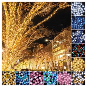 LED98球 レインボーグラデーションライト クリアコード
