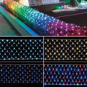 400球】LEDワイヤークラスター 屋外使用可 ゴールド