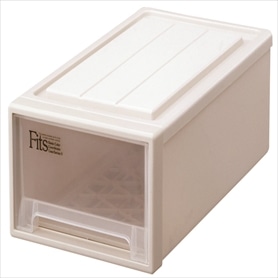 キャスター付きファイバー収納ボックス トランク取手タイプ 幅