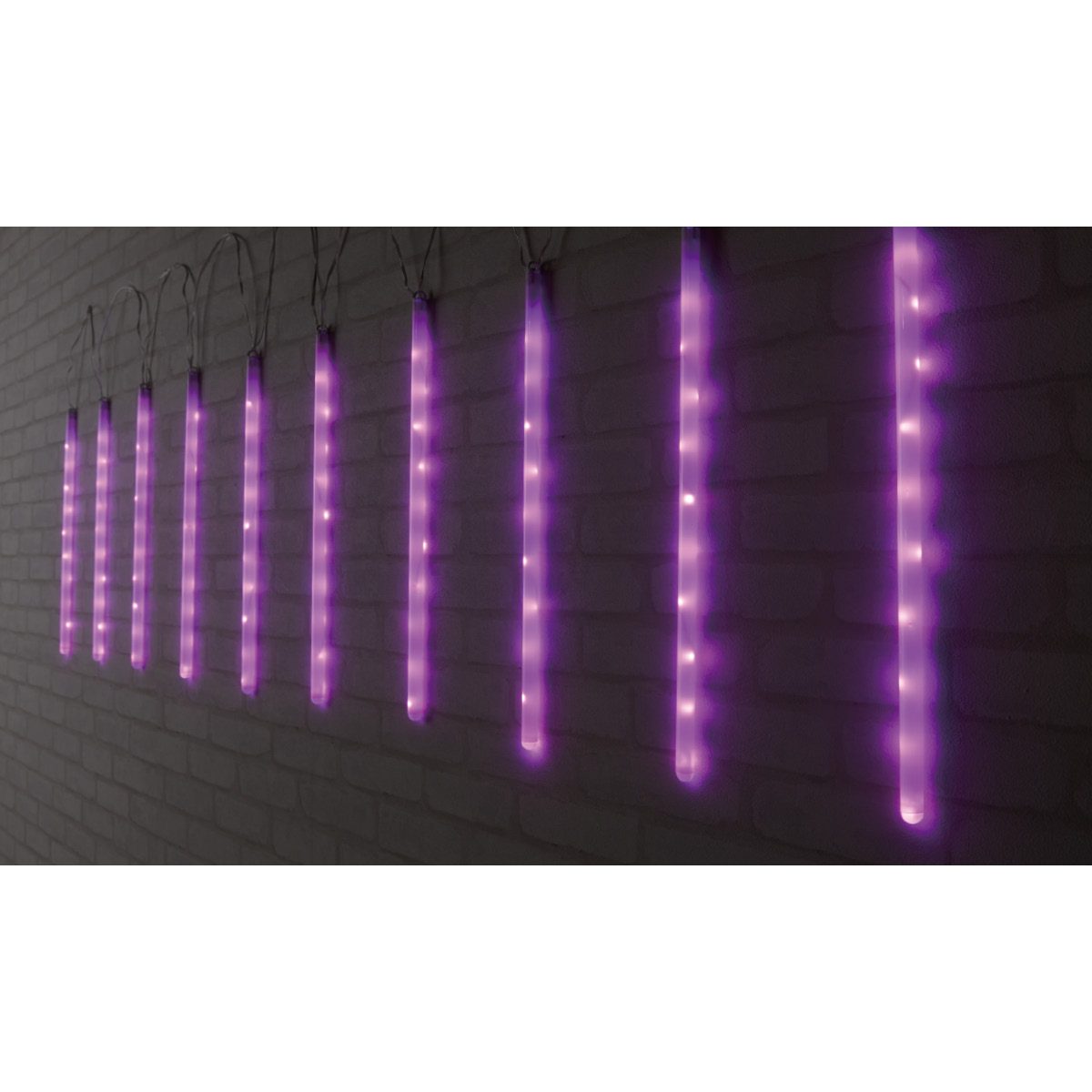 LEDスタンド照明大　パープル LED 96球 アイスクルタイプスター幅570×高さ70cm(ホワイトブルー
