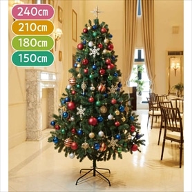 クリスマスツリーセット 180cm レッド