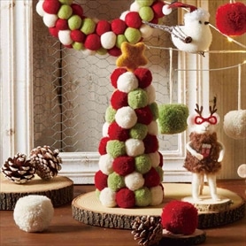 LEDファブリック スノーマンカップル 高さ100cm