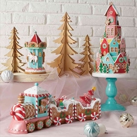 クリスマス4連トレインオブジェ