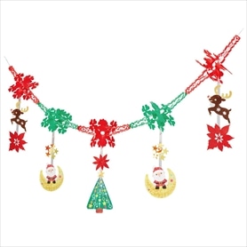 ♢専用♢No.26☆賑やかクリスマス☆ポインセチア飾りとサンタラピ