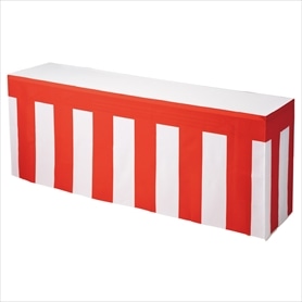 紅白幕 三枚セット 品番180900/3 ポリエステル生地 紅白幕品番180900/3