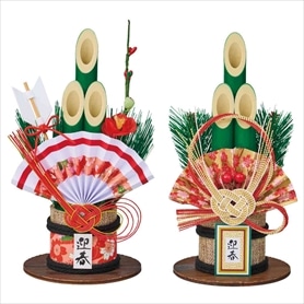 2個 卓上ミニ門松 祝春: 店舗装飾用品ストア・エキスプレス（ストエキ