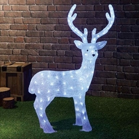 LEDモチーフライト クリスタルトナカイ 1台