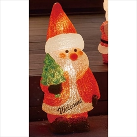 LEDモチーフライト【サンタの森】プレゼント 高さ51cm