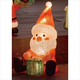 LEDモチーフライト【サンタの森】プレゼント 高さ51cm