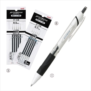 三菱鉛筆 ボールペン ニューライナー SN80(黒 5本): 事務用品／文房具
