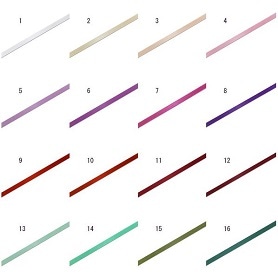HEIKO ヘイコー シングルサテンリボン 幅3mm×20m巻 片面(シロ): 袋