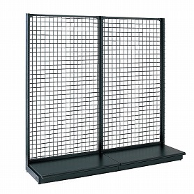 KS片面ネットタイプ 幅60cm 本体 ブラック(KS片面幅60ネットタイプBK