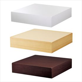 木製キューブステージ 90cm〔ストエキオリジナル〕 ホワイト: 店舗什器