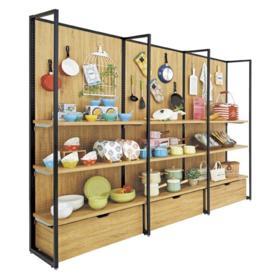什器セットまるごと購入】 UR壁面オープンタイプ 幅90×高さ210cm