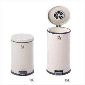 【NEIGHBORHOODS 】ゴミ箱 ダストボックス 屋外用ゴミ箱 業務用ダストボックス 67L オフホワイト色 ニート