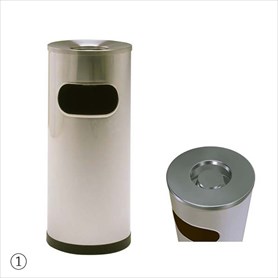 スタンド型ステンレス製灰皿　クリンスモーキング ミヅシマ工業スタンド型ステンレス製灰皿 クリンスモーキング ミヅシマ