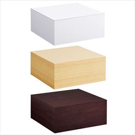 木製キューブステージ 60cm〔ストエキオリジナル〕 ホワイト: 店舗什器