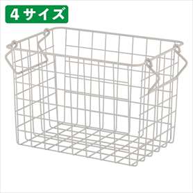 スタッキングワイヤーバスケット 幅26×奥行18×高さ10cm スタッキングワイヤーバスケット 幅26×奥行18×高さ10cm