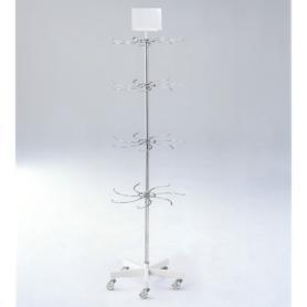 卍4段回転小物掛け〔ストエキオリジナル〕 ホワイト