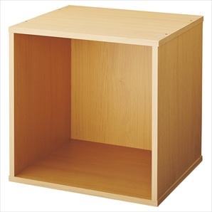 木製ディスプレイボックス 桐材 ブラウン〔ストエキオリジナル〕 20cm角