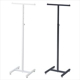 ハンガーラック 角パイプ 幅45×高さ85cm (卓上・フロア兼用)〔ストエキ