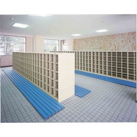 エムテックス スチール扉付きシューズラック 2列5段 ブラック