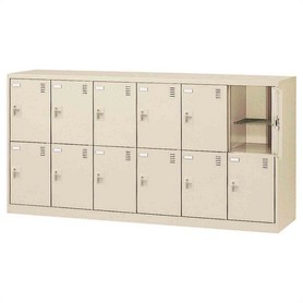 スチールシューズボックス 3列2段 6人用(鍵無し): 店舗・オフィス家具