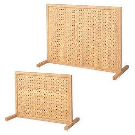 卓上両面有孔パネルスタンド シナ〔ストエキオリジナル〕 W60xH45cm 卓上両面有孔パネルスタンド シナ〔ストエキオリジナル〕 W60xH45cm