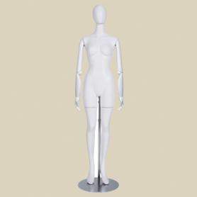 美品♡女性用マネキン 腕取り外し可 トルソー マネキン レディース 腕付き 9号 麻 木目調 可動式 パンツ