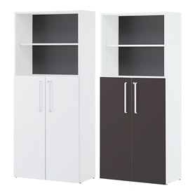 木製シェルフ用扉セット 共通扉 ホワイト