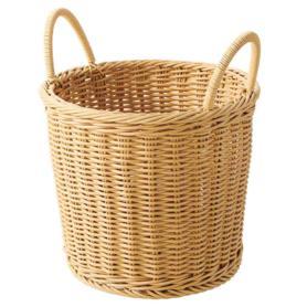 布張りバスケット ベージュ