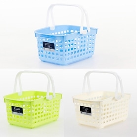 布張りバスケット ベージュ