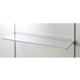 透明アクリル棚セット幅120cm インハングタイプ〔ストエキオリジナル