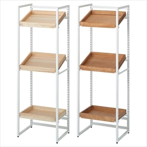 ボックスフレーム 陳列什器 高さ5cm ボックス展開 4段 ブラック